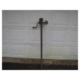 Cast Iron Rotary Hand Pump With Patent Marks