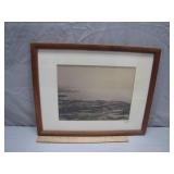 Framed Photograph of Maine Coastal Scene