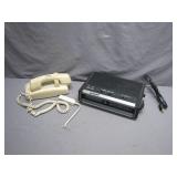 Telephone and General Electric Radio Set