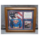 Framed Superman Memorabilia Display