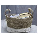 Basket of Books Full of Knowledge