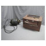 Rustic Electric Motor with Metal Housing Unit