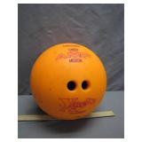 Vntg. SoMD Esperanza Lanes Orange Bowling Ball