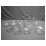 Crystal Glassware: Plates, Bowls, and Goblets