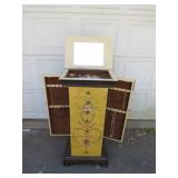 Jewelry Cabinet Bursting With Treasures