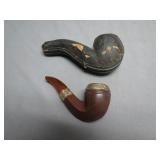 Decorative Smoking Pipe With Case