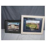 Wrigley Field and Memorial Stadium Prints