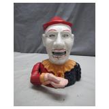 Cast-Iron Clown Mechanical Bank