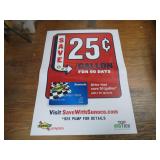 Sunoco Rewards Poster With Promo Card