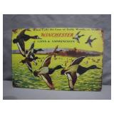 Winchester Guns & Ammo Tin Sign