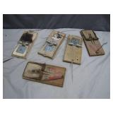 Five Vintage-Style Mousetraps