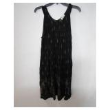 Belma New York Black and Gold Rayon Dress