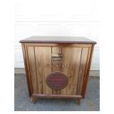 Wooden Cabinet-Radio Combination Unit