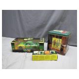 John Deere Items and Red Man Tin