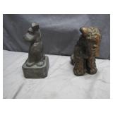 Cast Metal Scottish Terrier Figurines