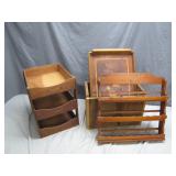 Wooden Storage and Display Pieces