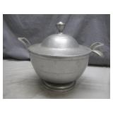 Aluminum Lidded Serving Bowl with Ladle