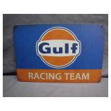 Retro-Style Gulf Racing Team Sign