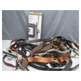Revolving Tie Rack with Belts Bundle