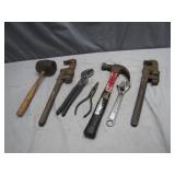Seven Assorted Hand Tools