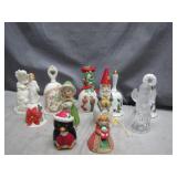 Holiday Ceramic and Glass Bells