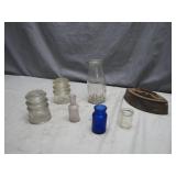 Glassware and Iron Piece