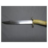 Stag-Handled Fixed Blade Hunting Knife