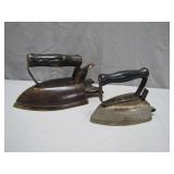 Two Early 20th-Century Irons