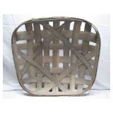 Handwoven Wooden Splint Basket Tray