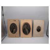 Three Tin Type Photographs