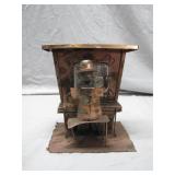 Copper Wind-Up Toy With Unique Moving Parts