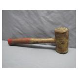 Vintage Rawhide Rolled Mallet
