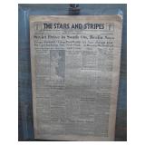 WWII Stars and Stripes Newspaper, July 8, 1944