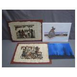 Four Artworks Featuring Diverse Styles