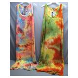 Two Tie-Dye Maxi Dresses
