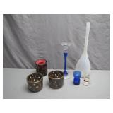 Eclectic Collection of Glass and Ceramic Pieces