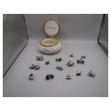 925 Sterling Stud Earrings Set