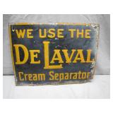 De Laval Cream Separator Advertisement Sign