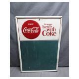 Retro Coca-Cola Chalkboard Sign Display