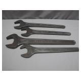Four Asahi Open-End Wrenches