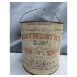 Baltimore O.E. Wentworth Oyster Tin, 1 Gallon