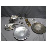 Silverplate and Pewter Assorted Tableware