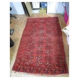 Persian Area Rug: 76 x 44 Inches