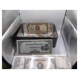 Foreign Coins and Currency Collection