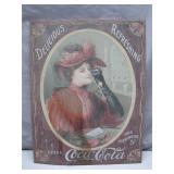Coca-Cola Tin Advertising Sign