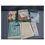 Sheet Music with Assorted Themes