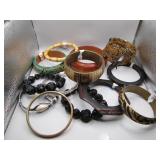 Various Costume Bangle Bracelets