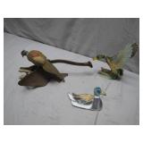 3 Decorative Duck and Pheasant Pieces