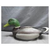 Hand-Painted Wooden Duck Decoy