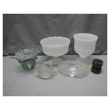 Glass and Milk Glass Collection